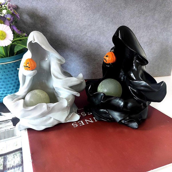 Halloween Decoration Halloween Pumpkin Figurine Decor Ornament Glow In The Dar Carousel 2