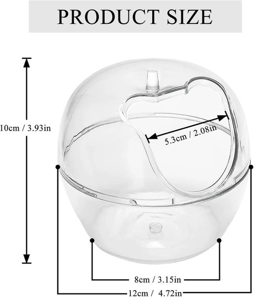 Hamster Bath Transparent Plastic Hamster Toilet Large Pet Bath Containing Sa Carousel 2