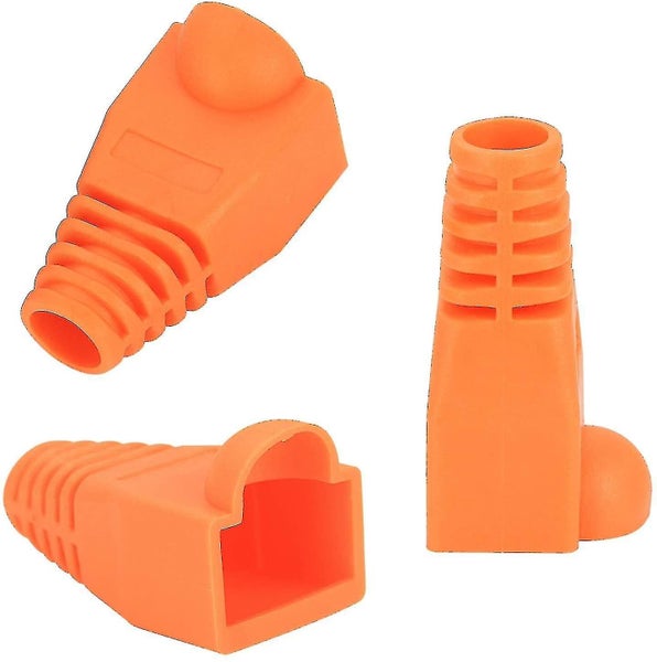 Rj45 Boots Soft Plastic Cover Ethernet Plug Sheath Cable Connector Boots Cap 100 Carousel 1