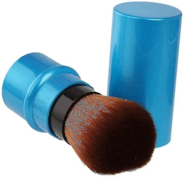 Retractable Blush Brush. Portable Makeup Powder Brush. Cosmetic Powder Or Blush Carousel 5