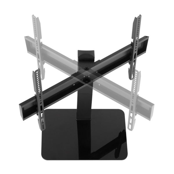 Brateck Lumi LDT03-23L 37"-70" TV Desk Stand with Glass Base. Vertical Height Carousel 2