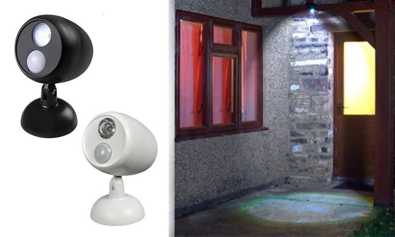 ICB Waterproof Wireless Powered LED Wall Light Fixture with Motion Sensor Carousel 1