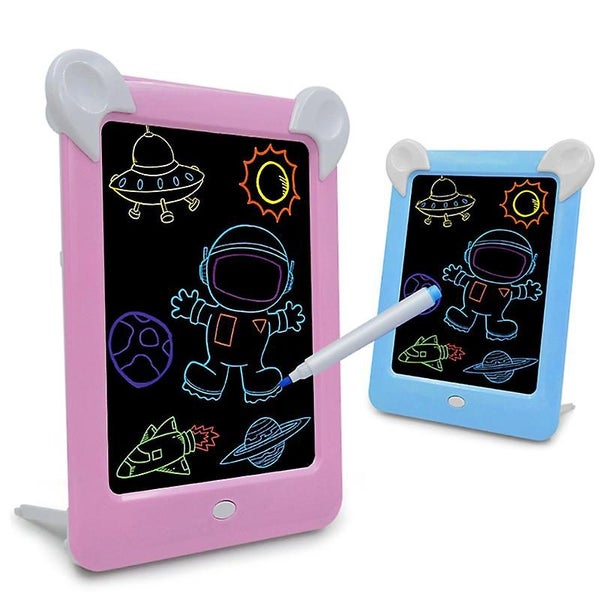 Luminous Drawing Board With Led Drawing Pen Children's Sketch Mat Gift New Chi64482924637186111