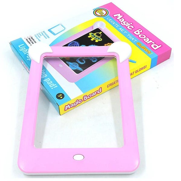 Luminous Drawing Board With Led Drawing Pen Children's Sketch Mat Gift New Chi64482924637186112