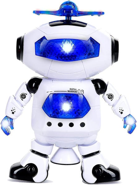 Walking Dancing Robot Toys For Kids - 360 Body Spinning Robot Toy With Led Lig Carousel 1