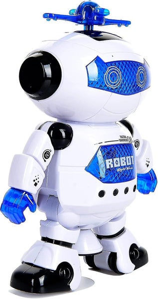 Walking Dancing Robot Toys For Kids - 360 Body Spinning Robot Toy With Led Lig Carousel 3