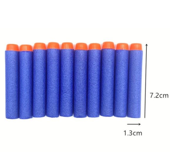 200/pack Nerf Gun Bullets Round Head Refill Darts Blasters Carousel 2