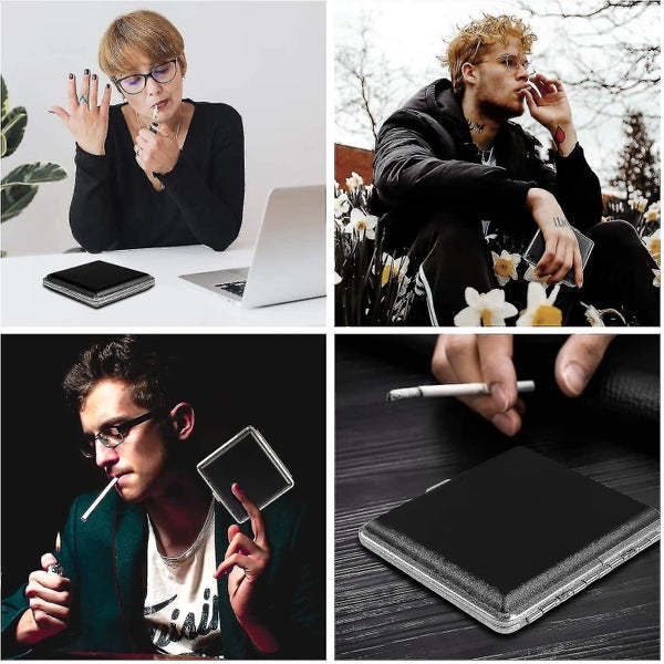 Cigarette Case 2 Pieces Portable Mouthpiece Case Clip Portable Cigarettes64068993080963113