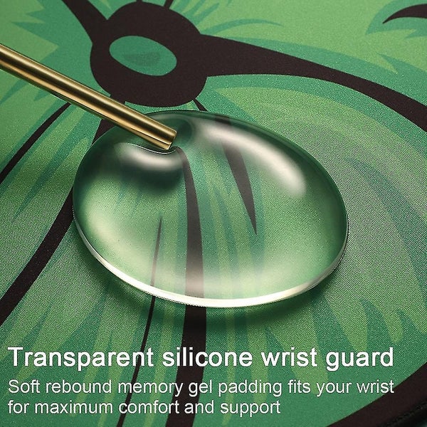 Ergonomic Lotus Leaf Mouse Pad With Transparent Wrist Support , Mouse Pad With W Carousel 3