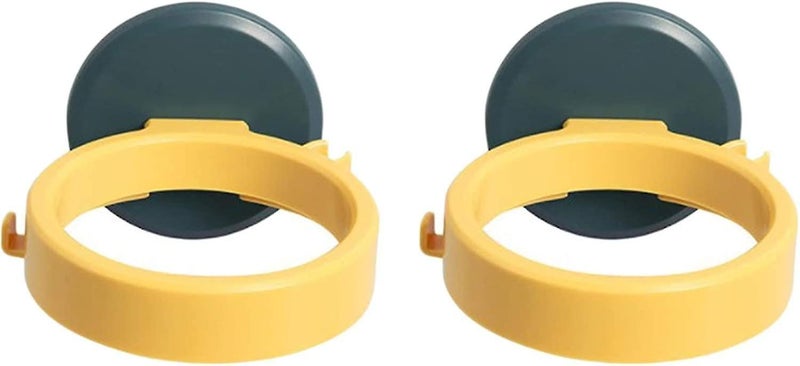 Plastic Hair Dryer Holder - Waterproof Adhesive Wall Mounted Hair Dryer Rack Carousel 1