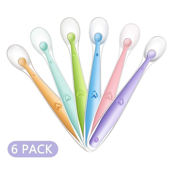 Baby Silicone Soft Spoons| Training Feeding For Kids Toddlers Children And Infan Carousel 2