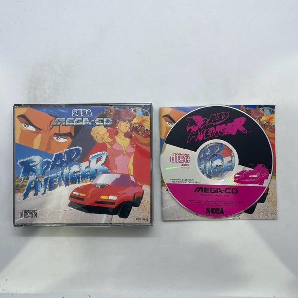 Road Avenger Sega Mega CD Game + Manual Carousel 1