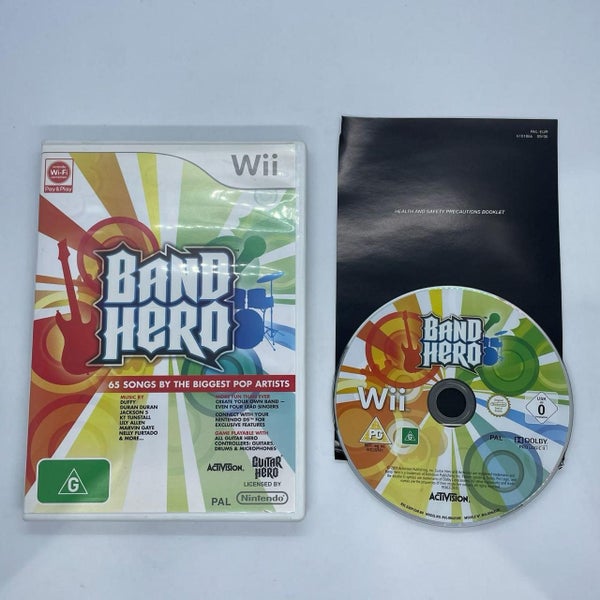 Band Hero Nintendo Wii Game + Manual PAL Carousel 1