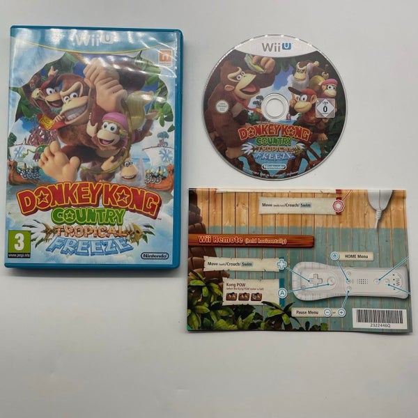 Donkey Kong Country Tropical Freeze Nintendo Wii U Game + Manual PAL Carousel 1