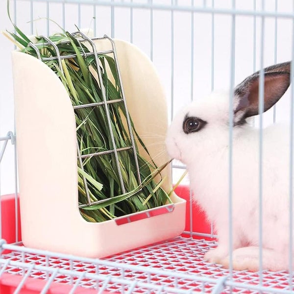 Hay Feeder Stationary Food Container Bowl Spring Feeder Straw Frame Straw Bas Carousel 3