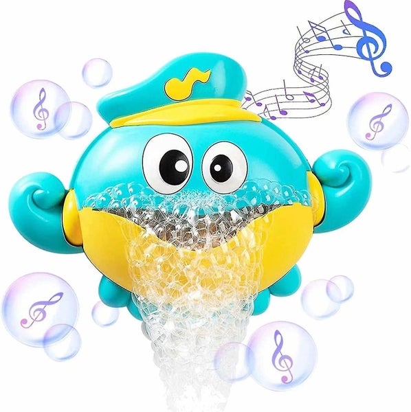 Baby Shower Toys Electric Octopus Bubble Machine Playing Toys Musical Bathtub Carousel 1
