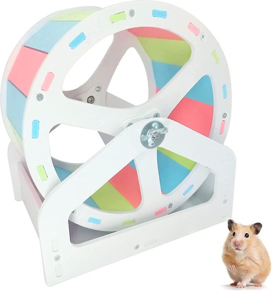 Hamster Wheel Silent Hamster Fitness Running Wheel Cage Supplies Small Pet Bra Carousel 1