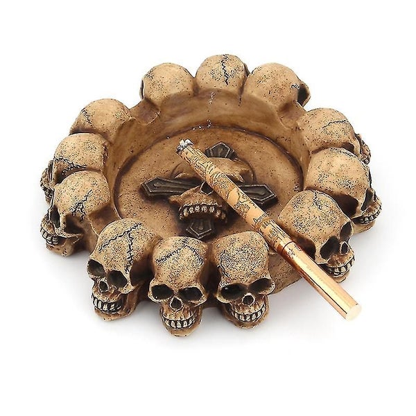 Skull Ashtrays Skull Resin Ash Container Spooky Human Skull Ashtray Smoking Ro Carousel 2