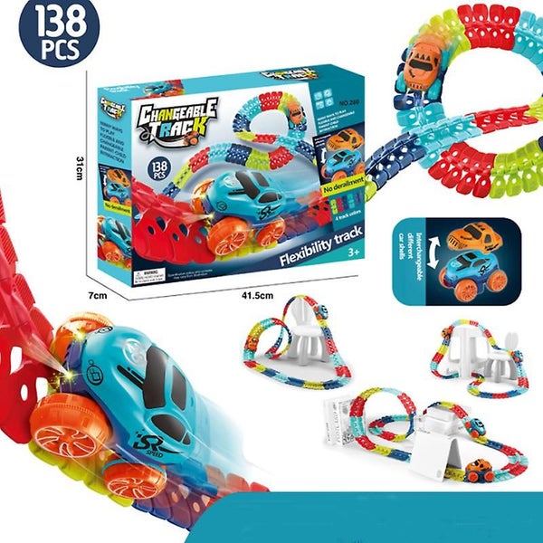 Rail Car Toy Children's Electric Train Anti-gravity Puzzle Building Blocks Ass Carousel 1