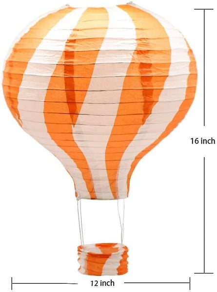 Hanging Hot Air Balloon Paper Lanterns Set, Party Decoration Birthday Wedding Ch Carousel 2