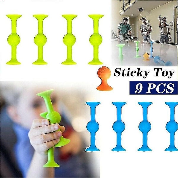 9x Pop Sucker Darts Throwing Family Interactive Toy Trickshot Stick Table Gam Carousel 1