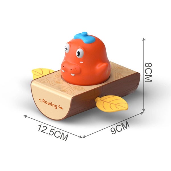 Baby Bath Toy Wind Up Bathtub For Kids Raft Boat Wind Up Toy Swimming Pool Wat Carousel 2