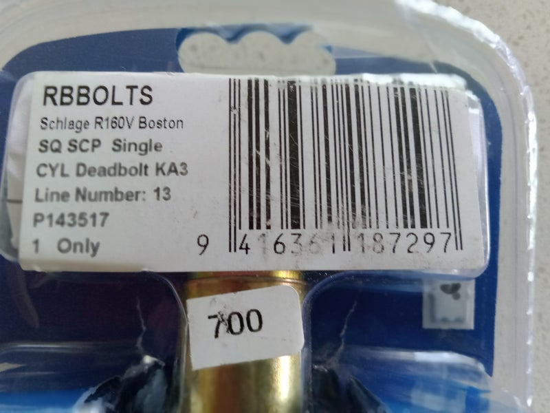 Schlage Deadbolt - Brand New Carousel 4
