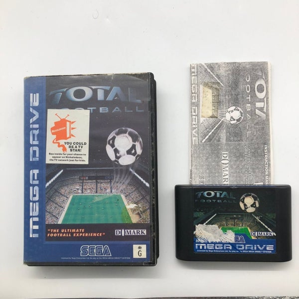 Total Football Sega Mega Drive Game + Manual PAL Carousel 1
