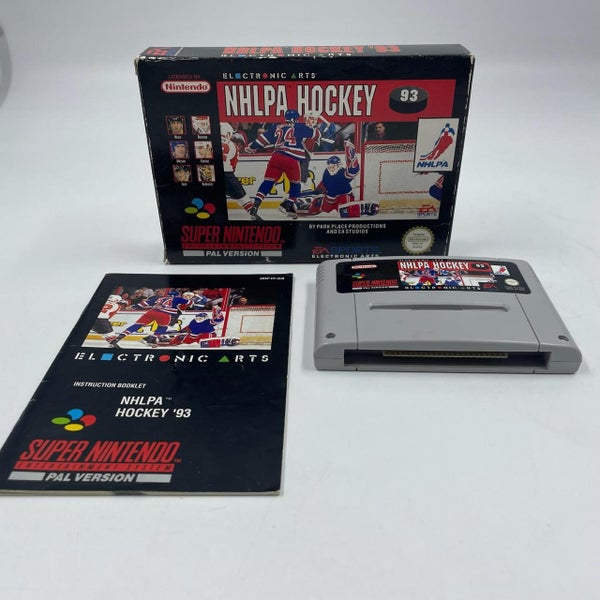 NHLPA Hockey Super Nintendo SNES Game Boxed PAL Carousel 1
