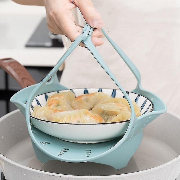Sili-steaming Steamer Basket Folding Multi-function Heat-resistant Silicone St Carousel 1