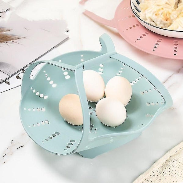 Sili-steaming Steamer Basket Folding Multi-function Heat-resistant Silicone St Carousel 2