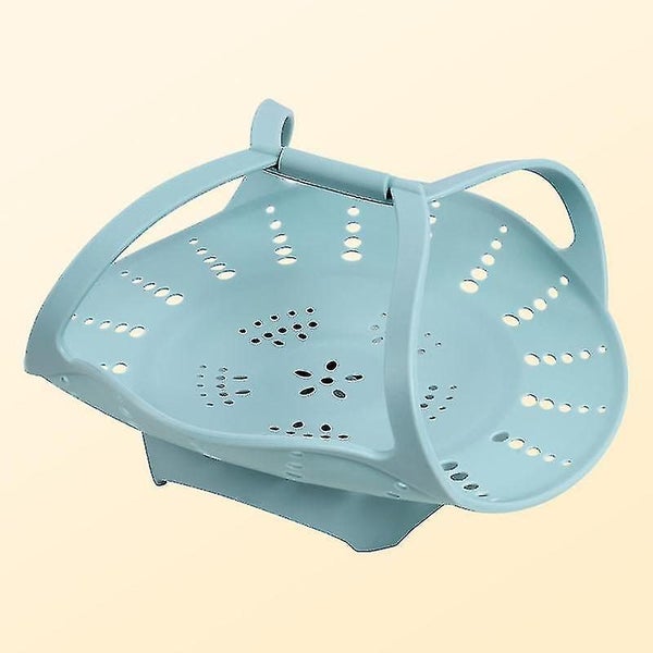 Sili-steaming Steamer Basket Folding Multi-function Heat-resistant Silicone St Carousel 5