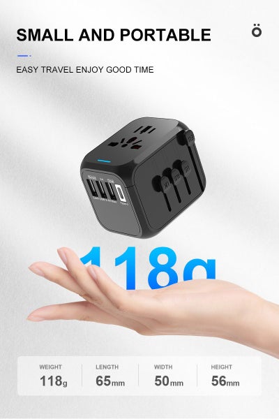 Universal Travel Adapter Worldwide All in One Carousel 11