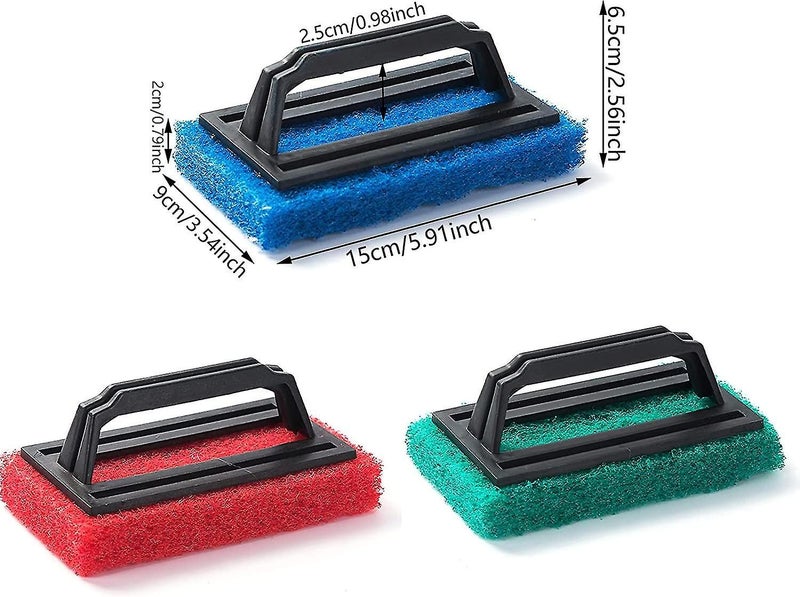 Plastic Swimming Pool Brush with Handle - Sponge Water Line Cleaning Tool - Kitc Carousel 2