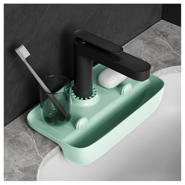 Sink Draining Pad Shelf Lightweight Easy Installation Rack For Kitchen Bathroom Carousel 1