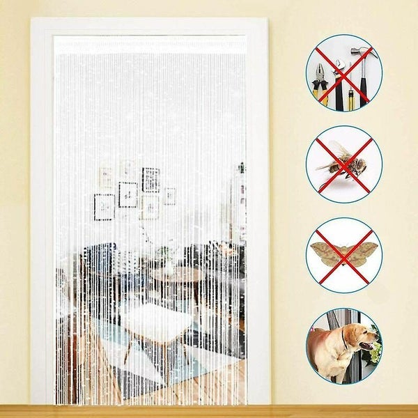 Glitter String Door Curtains Panel Fly Screen Curtain doorways Divider For Win Carousel 2