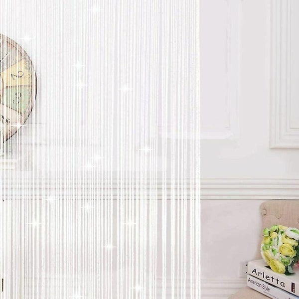 Glitter String Door Curtains Panel Fly Screen Curtain doorways Divider For Win Carousel 5