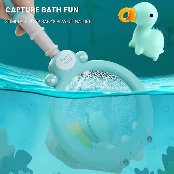 Bath Toys Fishing Games Bathtub Fishing Playset With Fishing Net And Fishes Po Carousel 3
