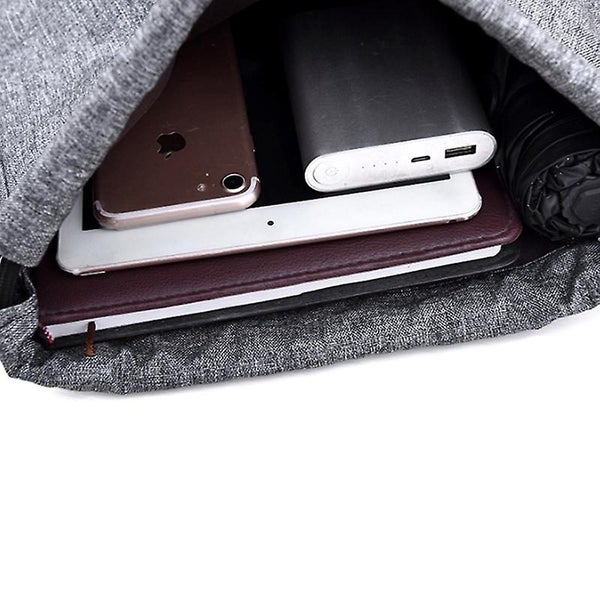 Drawstring Pocket Waterproof Ox ford Cloth Backpack Student Drawstring Backpac Carousel 3