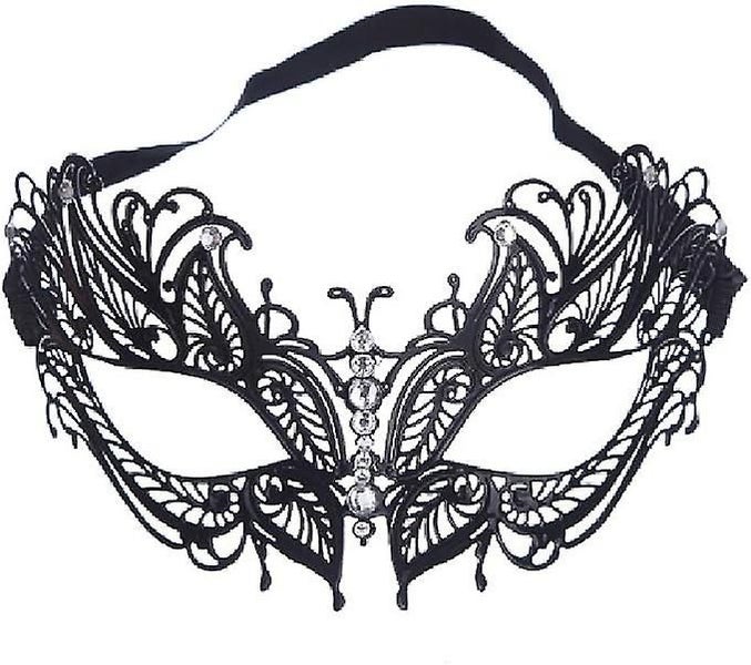 Metal Mask Gorgeous Comfortable Delicate Mount Face Female Wolf Mask For Party Carousel 1