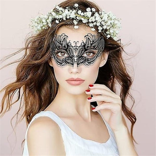Metal Mask Gorgeous Comfortable Delicate Mount Face Female Wolf Mask For Party Carousel 2