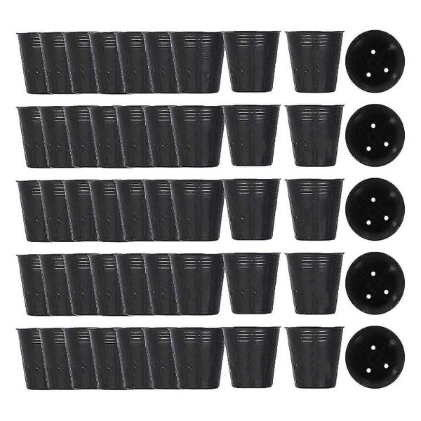 500pcs Nursery Pot Plastic Plant Propagation Container 8cmx8cm- Aespa Carousel 1
