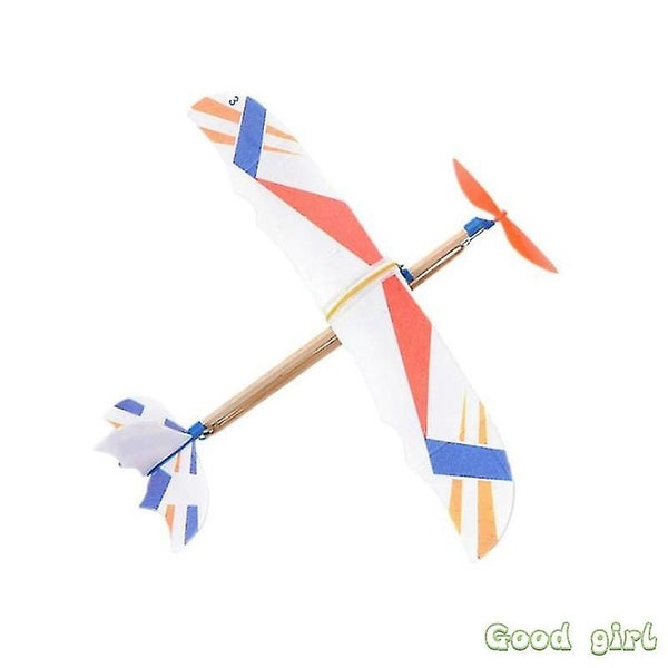 Diy Hand Throw Flying Glider Planes Elastic Rubber Band Powered Flying Plane A Carousel 5