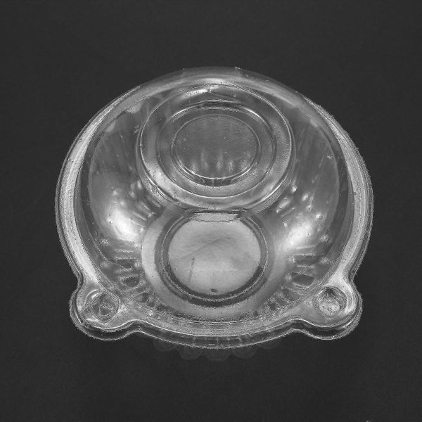 50 X Single Plastic Clear Cupcake Holder - Carousel 3