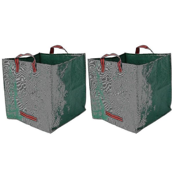 2pcs Yard Waste Container, Reusable Large Gardening Trash Leaf Bags Carousel 1