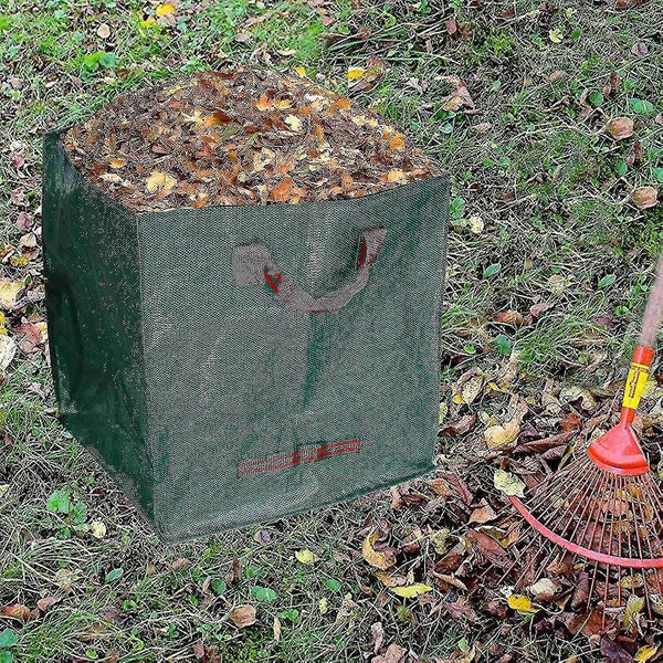 2pcs Yard Waste Container, Reusable Large Gardening Trash Leaf Bags Carousel 5