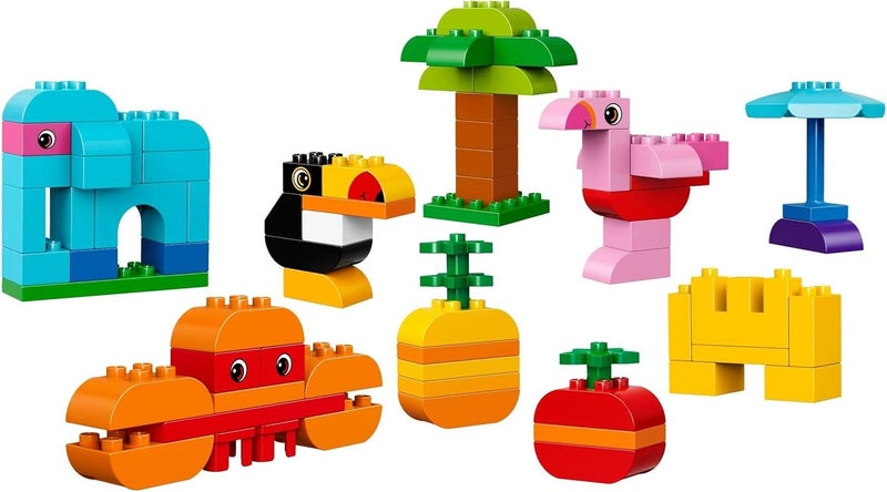 LEGO DUPLO Abundant Wildlife Creative Building Set 10853 Carousel 6