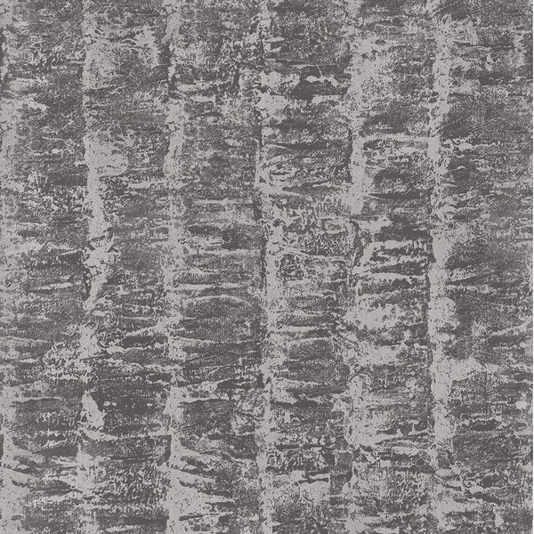 Wallpaper. DELUXE - Designer Stripes, Grey & Silver. 3 roll bundle Carousel 1