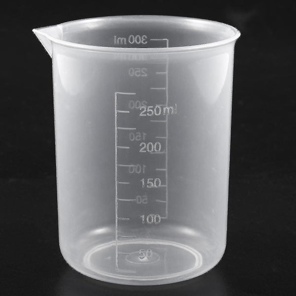 Clear White Plastic 250ml Measuring Cup Beaker For Flour Liquid Carousel 2
