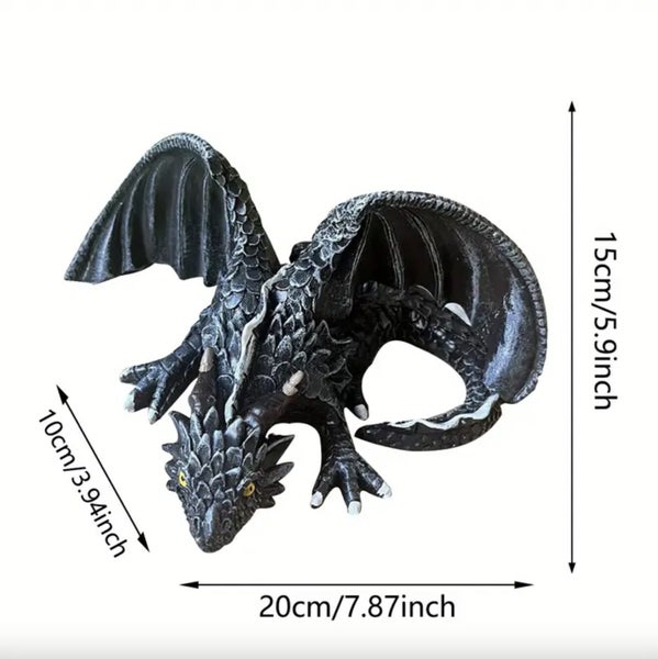 Brand New Large Squatting Dragon Statue Figure Statue Home Decor*Hot SALE Carousel 7